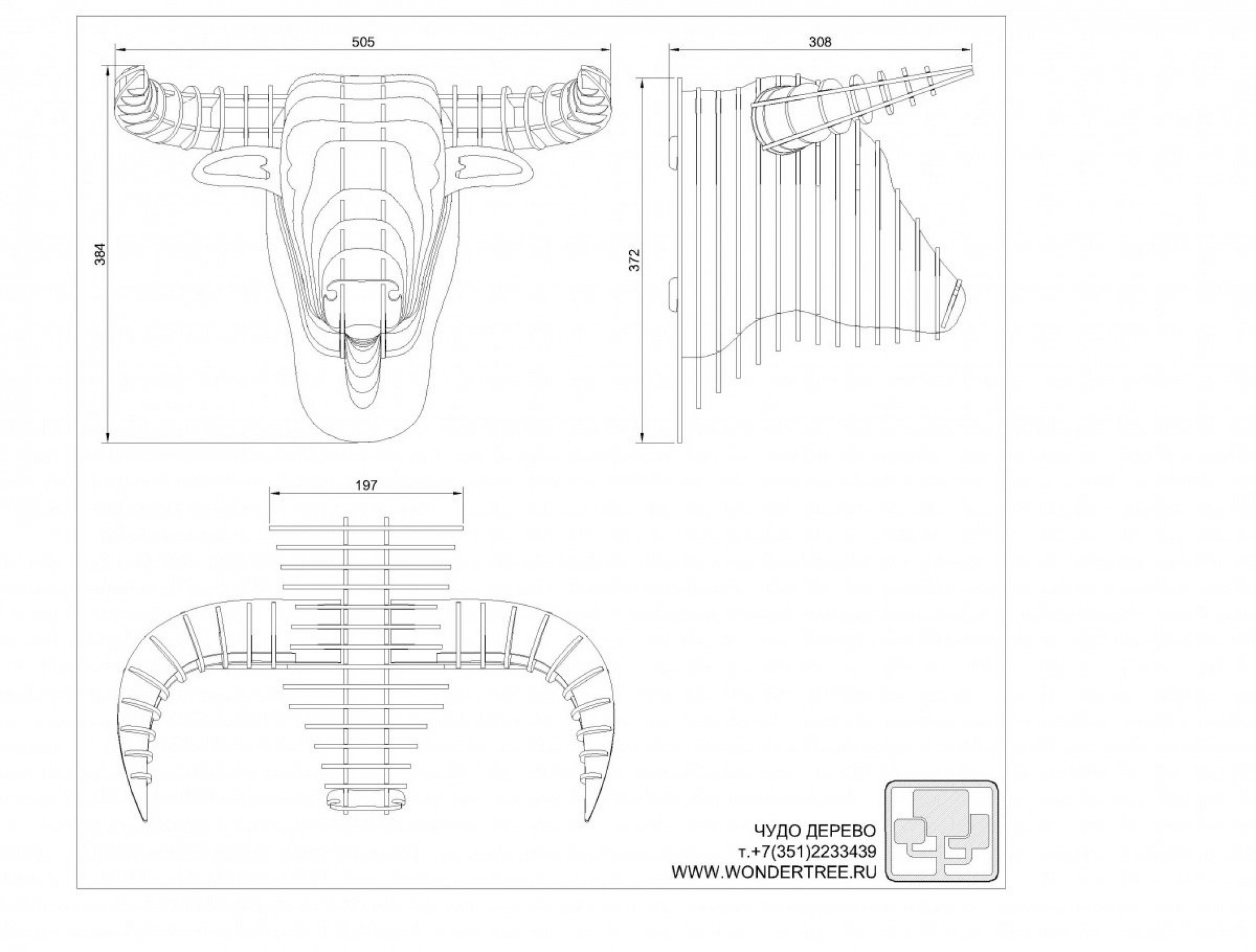 Голова быка 3