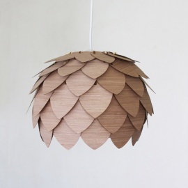 Светильник Flake. Материал фанера, шпон, размер 300х300х280мм., мощность 60Вт, служит для организ...