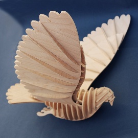 скульптура "Голубь", материал фанера 4мм, размер 360х420х230 В связи с переходом на нов...