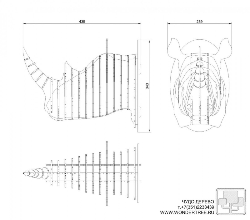 Голова Носорога